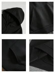 Batter Stance Words Art Graphic Hoodie Tee Baseball Themed Artwork Displays Words Like Strike HomeRun Swing Jackcracker Bleachers Jersey Baseballbat Platebatter - 黑色 - 查看 3