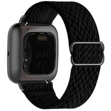 尼龙腕带兼容 Fitbit Versa/Versa 2/Versa Lite/Versa SE 腕带，男女款，弹性运动替换带，尼龙腕带兼容 Fitbit Versa 3/4 腕带/Fitbit Sense，男女款尼龙替换腕带，运动表带 - Fitbit versa 2 - 查看 16