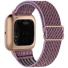 尼龙腕带兼容 Fitbit Versa/Versa 2/Versa Lite/Versa SE 腕带，男女款，弹性运动替换带，尼龙腕带兼容 Fitbit Versa 3/4 腕带/Fitbit Sense，男女款尼龙替换腕带，运动表带 - Fitbit versa 2 - 查看 14