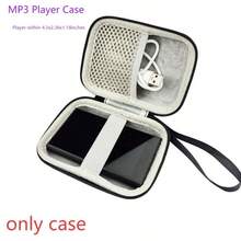 Estuche para reproductor MP3, Estuche para cámara CCD mini, Bolsa de almacenamiento de EVA adecuada para reproductor MP3 NW-A306, auriculares, cable de datos, cargador, unidad USB | Caja de almacenamiento de cámara CCD, adecuada para viajes y vacaciones, esenciales de viaje, estuche de cargador, accesorios de cámara digital, organizador de cables, organizador electrónico, impermeable, portátil para tecnología, para mujeres, para hombres