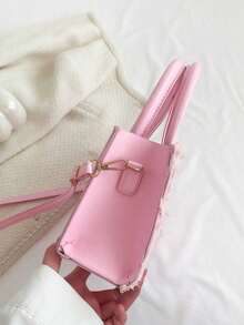[US-Based Shipping]Fashion Solid Color Diamond Grid Quilted Square Crossbody Bag, New Small PU Leather Banquet Evening Shoulder Bag,Women's Solid Color New Jeans Mini Handbag, Pink Versatile Tote Bag, Niche High Quality Shoulder Bag & Crossbody Bag,Multifunctional Outdoor Travel Vacation Handbag, White Collar And Student Daily Commuting Crossbody Bag, Casual Cell Phone Change Lipstick Storage Bag,Fashionable Fringe Edge Handbag With Adjustable Shoulder Strap,Purse Purses Bags Purses And Bags Women Beach Bag Bags For Women Halloween Pink Purse Tote Bags Carteras Para Mujer Clear Purse Tote Bags For Women Crossbody Bags For Women Bolsos Para Mujer Mini Purse Purses For Women Handbags For Women Clear Bag Blue Purse Wallet - 粉色 - 查看 5