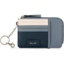 Women Wallets - Dusty Blue Block - View 8