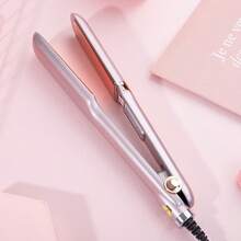 专业陶瓷直发器，插电式加热，快速调温，适合家庭和沙龙使用，护发礼品 - 美規A型插(110-127V) - 查看 2