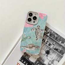Juego de tres fundas protectoras con diseño estampado y orificios grandes para phone 16 Pro Max, 16, 15 Pro, 14, 14 Plus/14 Pro Max, 13, 13 Pro, 12 Pro, 11/11 Pro. Ideales para regalar en cumpleaños y otras ocasiones especiales. - Blanco - Ver 1