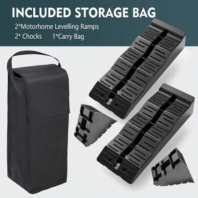 Caravan Levelling Ramp Set Heavy Duty Motorhome RVs 5 Tonnes 2 Pack