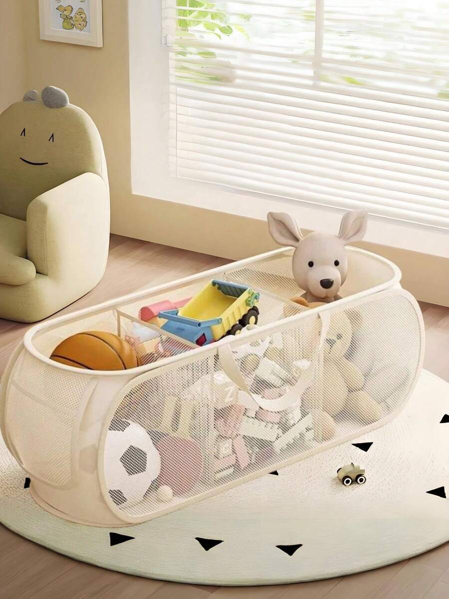 1 giỏ đựng đồ giặt lớn có thể gấp gọn, thích hợp để đựng đồ dùng cho trẻ sơ sinh, sắp xếp quần áo và đồ chơi, giỏ lưới gấp gọn, thoáng khí, chắc chắn, tiết kiệm không gian, tiện lợi cho việc giặt giũ và mang theo đồ dùng cho trẻ sơ sinh, giỏ du lịch gấp gọn.