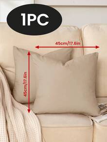 1/2/4 pièces Housses de coussin en velours hollandais de couleur unie, housses de coussin décoratives douces, literie, housses de coussin uniquement sans inserts, fermeture éclair, convient pour le canapé, le lit, la chambre, le salon, la décoration de la maison et divers types de pièces, textiles de maison respirants confortables et douillets - Multicolore - Voir 83