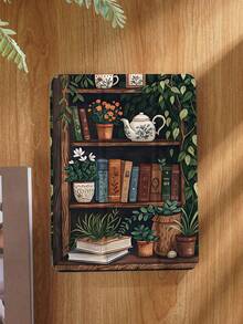 Kingsung 花卉书架图案平板电脑保护套,兼容 iPad 9.7/10.2/10.5/10.9/12.9/Pro 11(第十代)、Galaxy Tab S6 Lite 10.4 英寸、Kindle Paperwhite 第十二代(2024 年)、Kindle 第十一代(2022 年),柔软防震,智能支架/自动唤醒/睡眠功能 - 彩色 - 查看 2