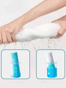 20/100条装白色一次性美容巾，30厘米 x 50厘米实用尺寸，满足多场景需求，柔软亲肤材质，不掉毛，吸水性强，使用方便！小巧便携，方便旅行，快速吹干头发，卫生卫生，方便酒店住宿，徒步露营