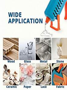 100 pezzi Mini Stick di colla a caldo ultra-trasparenti, 0,27"X3,95" Adesivo liscio e trasparente, inodore, robusto, compatibile con la maggior parte delle pistole per colla, fai da te, artigianato, falegnameria, plastica, accessori per utensili