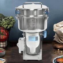 Commercial Electric Grinder, 2000g Electric Herb Grain Spice Grinder Stainless Steel Grinding Machine 270° Swing Type Power Mill Grinder 60-350 Mesh - US A Type Plug(110-127V) - View 7