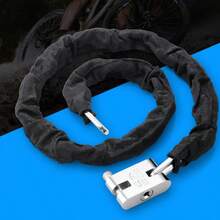 1PC Bold And Extended Chain Lock, Household Lock, Anti Shear And Anti-Theft Car Lock, Electric Bike Lock, Iron Chain
