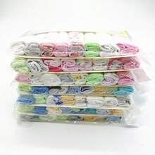 2 Packs - 8pcs/Pack Soft Baby Towels, Baby Bath Towels, Children's Bathing & Feeding Wipes - Random Assorted Towel Colors (Note: Some Styles May Not Be Shown In The Image). - Multicolor - View 4