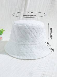 قبعة برميلية صيفية 1 قطعة من نوع المنسوجات المربعة الرأسية باللون الأحادي مناسبة للاستخدام اليومي والأنشطة الخارجية للرجال ، مناسبة لأنشطة الصيف الخارجية مثل التنزه والصيد - الأسود - مشاهدة 11