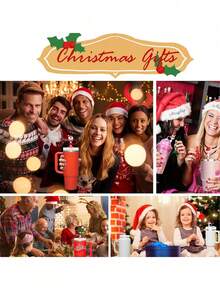 6/3/1 Stück Weihnachts-Strohhalm-Abdeckkappe, Silikon-Strohhalm-Aufsatz für Frau & Mann Becher mit Griff, süße 10mm Trinkhalm-Spitzen-Abdeckungen als Weihnachtsgeschenke.