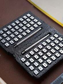 Leather Stamping Kit Stamp Punch Set Alphabet Letter Number Stampers Tools DIY Leather Craft Carving Saddle Making Tools, Stamp Tools For Edge Punch Carving For LeatherCrafts