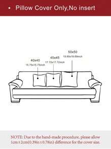 1 件时尚花卉和珍珠图案印花抱枕套，家居装饰靠垫套（无内衬），适用于沙发、客厅、返校季、学校用品