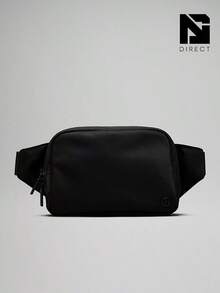 Lululemon Everywhere Belt Bag Large 2L-For Yoga Gym Running-Sweat-Wicking-Yoga-All Seasons Sport-Spring/Summer-Mother's Day Gifts-Father's Day Gift - 黑/黑 - 查看 1