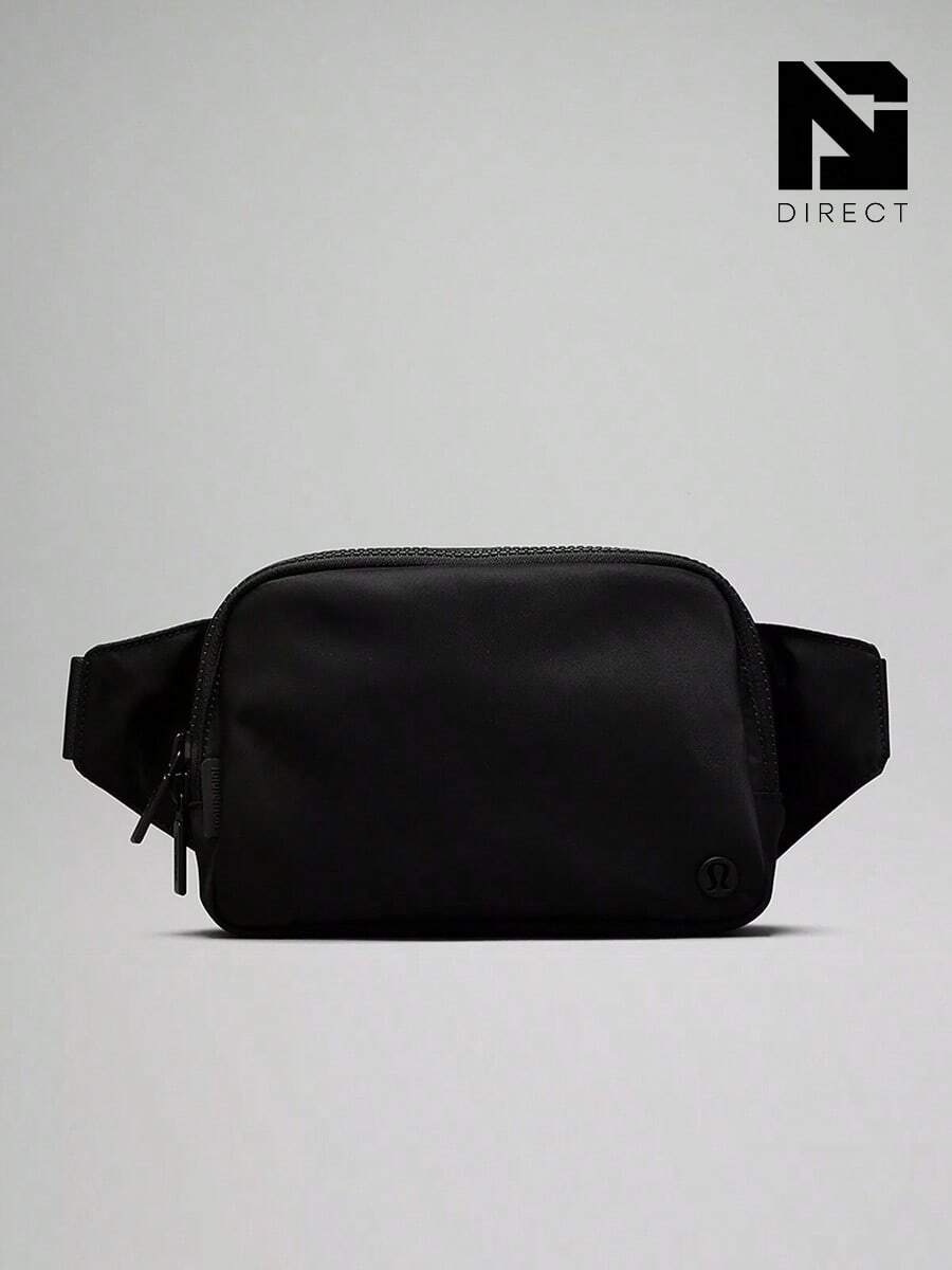 Lululemon Everywhere Belt Bag Large 2L-For Yoga Gym Running-Sweat-Wicking-Yoga-All Seasons Sport-Spring/Summer-Mother's Day Gifts-Father's Day Gift - 黑/黑 - 查看 1