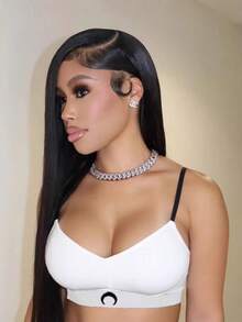 Ladies' Casual Camisole Vest Sexy Spicy Girl Group Moon Vest Long Pants Set Two-Piece Set - 白色 - 查看 6