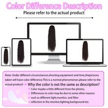 24 Inch Curly Ponytail Hair Extension Black Curly Heat Resistant Synthetic Instant Clip Drawstring Ponytail Clip In Long Ponytail Hair Extensions Curly For Women - Multicolor - View 13