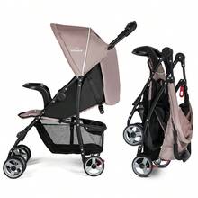 Foldable Lightweight Baby Stroller Travel Pushchair 0-36 Months Age Group 13 Lbs Coffee - 咖啡棕 - 查看 6