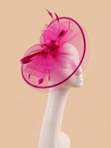 1 pieza Sombrero de tocado vintage estilo Y2K, accesorio de cabello dorado para Kentucky, sombrero de almohada para iglesia, accesorio de cabeza dorado para mujer para cóctel, boda, té, fiesta, regreso a la escuela, útiles escolares, regalos