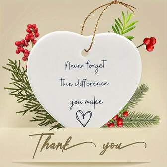 1/2/5/10/20/40pcs Acrylic Pendant Decoration Thank You Gift, Never Forget Your Contribution, Midwife Gift, Friend Gift, Scene Decoration, Room Decoration, Home Decoration, Window Decoration Pendant, Holiday Party Decoration Car Pendant