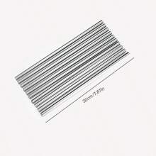 10pcs Car Air Conditioning Vent Decorative Chrome Strips, U-Shaped Clips, Universal Car Interior Accessories