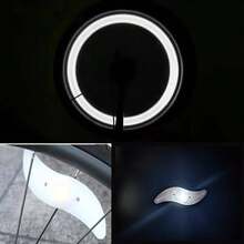 6 Pcs Colorful LED Bike Wheel Light, Waterproof Easy Install Bicycles Wheel Spoke LED Lights With 3 Modes, For Bicycle Spoke Decoration Warning At Night Easy To Install Spoke Decorations - Multicolor - View 12