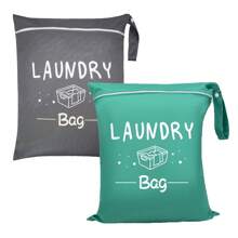 2 件/1 件大号旅行洗衣袋防水干湿袋可洗脏衣服袋泳衣健身袋适用于健身服洗衣湿衣服游泳瑜伽