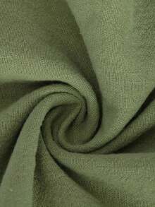 女士休闲直筒裤，适合通勤和日常穿着 - 綠色 - 查看 6