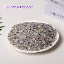 100克（0.22磅）水晶碎石 - 抛光萤石卵石，迷你抛光石屑，适用于工艺品、花瓶填充物、多肉植物、水族箱底砂 - 彩色 - 查看 20