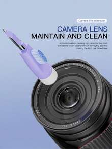 11-In-1 Multi-Function Electronics Cleaning Kit – Complete Set With Screen Cleaning Spray, Washed Flannelette & Phone Holder | Includes Hidden Brush, Density Brush, Cleaning Nib, Key Extractor, Detachable Memory Stick & Camera Lens Brush | All-In-One Tool For Laptop Screens, Keyboards, Phones, Cameras & Electronic Devices, Essential Cleaning Accessory - White - View 6