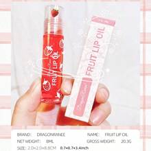 Dragon Ranee Fruit Flavored Lip Gloss, Shiny & Glossy, Moisturizing Lip Balm In Strawberry, Grape, Peach Flavors, Lip Oil, Lip Primer, Lip Conditioner