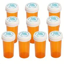5pcs/10pcs Pill Bottles, 45ml Pill Boxes, Portable Home & Travel Pill/Capsule Organizer Containers