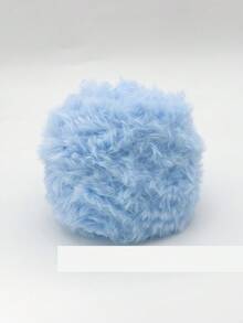 2/1pc 100g 钩针纱，彩虹混纺，奢华柔软人造毛皮纱球，羊毛纱，粗羊毛仿貂毛花式纱，粗羊毛手工编织纱，柔软纱 DIY 钩针编织纱线，用于衣服、圣诞帽