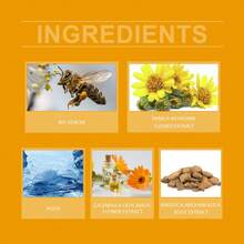 30g/1oz Crema da massaggio all'erba d'api - Per collo, ginocchio e spalla, Crema alla cura delle api, Crema di riparazione completa alle api, Crema di riparazione beige chiaro alle api