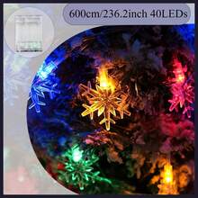 أضواء الجنية على شكل ثلج LED - ديكورات ثلجية معلقة، أضواء حفلة الشتاء لشجرة عيد الميلاد، المنزل، النافذة - هدية عطلة مثالية، ديكور منزلي احتفالي، إضاءة احتفالية، ديكور الغرفة، ديكورات هالوين، ديكورات عيد الميلاد ديكور عيد الميلاد XMAS ديكور شجرة عيد الميلاد هدية ديكور حفل زفاف ديكور المنزل ديكور الخريف ديكور عيد الميلاد ديكورات الحفلات لوازم الحفلات الداخلية عطلة احتفالية ديكور هالوين ديكور الحائط زينة هالوين