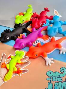 1PC Taba Squishy, Soft Relaxing Simulated Gecko, Lizard, Animal Squeeze Toy, TPR Soft Gel Stress Relief Toy, Adorable Fun, Christmas Gifts, Party Favors, Gift Bag Fillers, Kids Toys, Boys Games, Girls Games, Kids Games, Fidget Toys For Kids, Portable Fidget Squeeze Toy For Your Desk And On The Go, Ideal Holiday Gift.