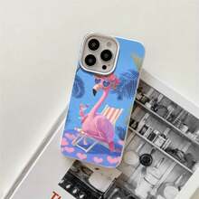 Fundas y carcasas protectoras con diseños coloridos de loros con temática vacacional, compatibles con los modelos 16 Pro, 16, 15 Pro, 14, 14 Plus, 14 Pro, 13, 13 Pro, 12 Pro y 11/11 Pro. Ideales para cumpleaños y celebraciones. - Blanco - Ver 5