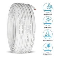 10 Gauge Marine Wire,10 AWG 30ft Duplex Marine Grade Wire Tinned Copper Oxygen-Insulated Red& Black Electrical Cable For Boat/Automotive/RV/Camper/Trailer - 10 gauge - 查看 3