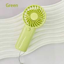 1pc Mini Fan With 1 Wind Speed Setting, Comes With Lanyard, Party Favor (Batteries Not Included)
