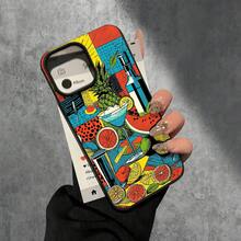 Fundas para teléfono con diseño de limón y orificios grandes. Compatibles con phone 16 Pro, 15 Pro, 14, 14 Plus, 14 Pro, 13, 13 Pro, 12 Pro y 11/11 Pro. Regalos para cumpleaños y celebraciones. - Blanco - Ver 3