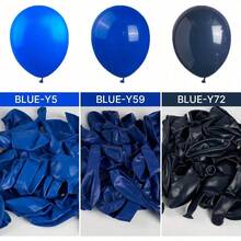 Balloon Set Royal Blue Balloons 145 Pcs Different Sizes Of 18 12 10 5 Inch Dark Blue Matte Balloon Arch Kit Garland For Graduation 4th Of July Shower Birthday Party Decorations BlueY59-0082