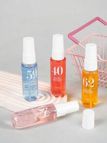 4PCS Brazilian Perfume Spray Series Gift Box, Limited Edition, Indoor And Outdoor Aromatherapy Air Purifier, Multi-Layer Perfume, With Long-Lasting Natural Freshness, Achieving The Highest Health State. The Elegant Essence Is Combined With The Flavors Of Rio De Janeiro Herbs, Coconuts, Flowers, Fruits And Citrus, Wood And The Ocean. The Ideal Outing, Party, Gathering, Travel, Family, Hotel, Office, Perfect Gift For Family, Relatives And Friends