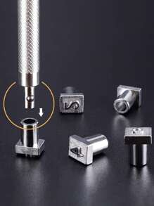 Leather Stamping Kit Stamp Punch Set Alphabet Letter Number Stampers Tools DIY Leather Craft Carving Saddle Making Tools, Stamp Tools For Edge Punch Carving For LeatherCrafts