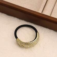 5个个性化合金凹凸弹性多功能酷炫几何方形头饰熔岩金发圈，金色头饰发圈马尾辫发圈发绳发圈发圈发绳弹性发圈，发圈发饰发饰头饰弹性发带 - 彩色 - 查看 8