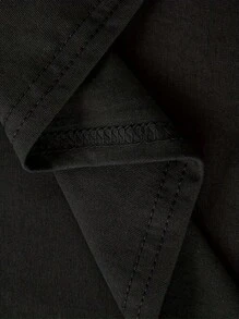 1pc Couple Matching T-Shirts For Him & Her - King & Queen Print "Somebody's Problem" & "Somebody's Queen" Black Crew Neck Short Sleeve Shirts - Valentine's Day Gift, Casual Matching Outfits, Machine Washable, Casual Wear | Humorous Tshirt | Heat Transfer Print - 女性 - 查看 5