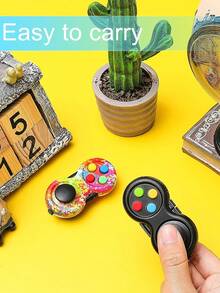 1pc Retro Classic Finger Operated Fidget Toy, Vintage Handheld Interesting Tactile Sensory Toy For Stress Relief, Muscle Relaxation And Pressure Alleviation, Perfect Gift For Friends - Multicolor - View 7
